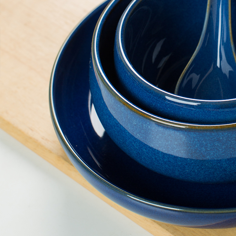 Use of household Korean small and pure and fresh and contracted creative jobs salad Bowl of soup Bowl dish special microwave ceramic tableware