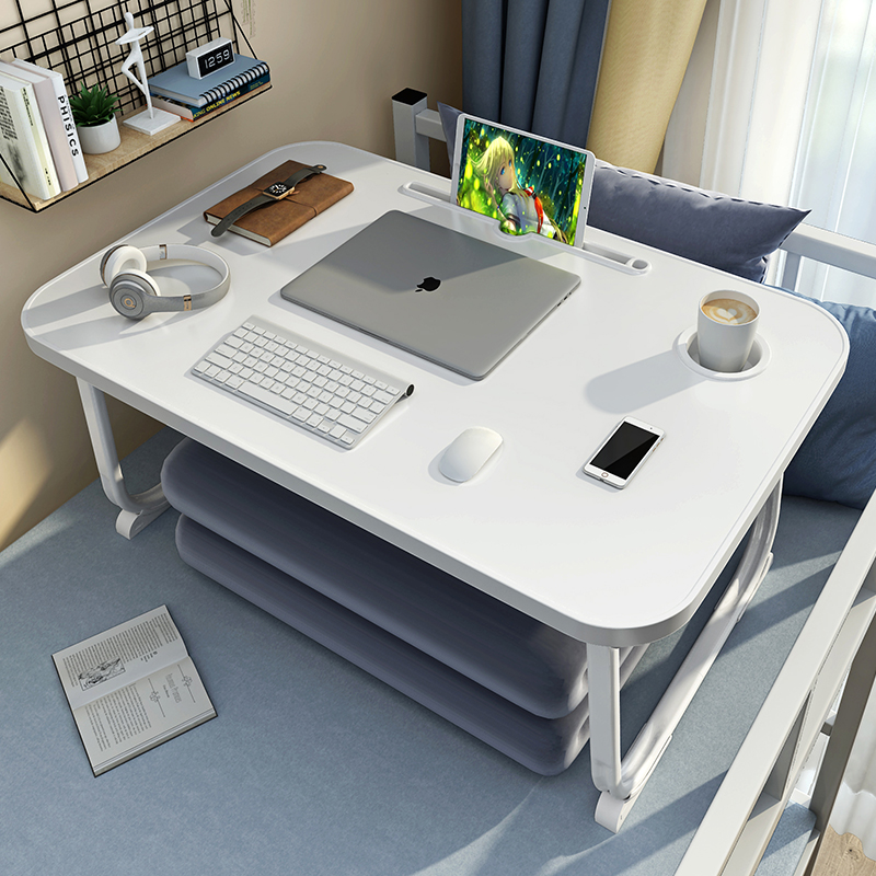 Bed small table floating window folding table Students Dormitory God desk Laptop Desk Sloth bedroom sitting on a small table board Terrace With Enlarged Bedside Learning Table Writing Homework Bedside Table