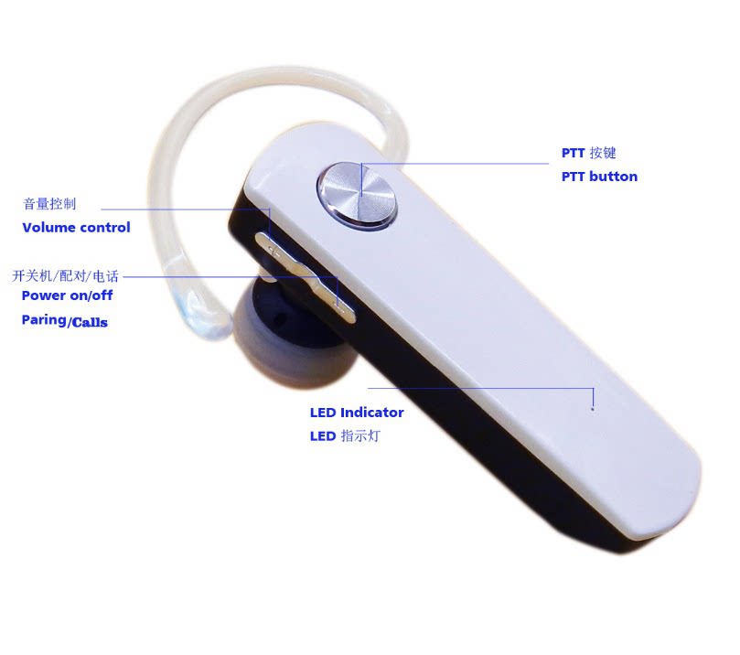 YUANDATON distant Datton walkie-talkie Bluetooth headphones A8 A6L Bluetooth wireless headphone ear