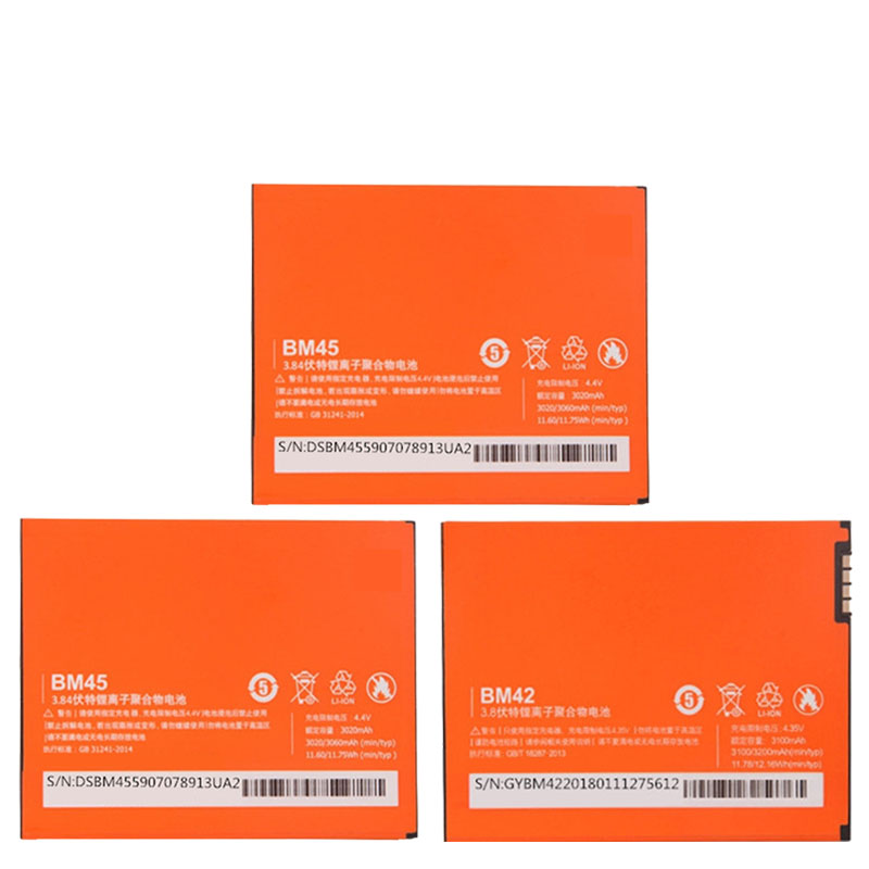 Applicable red rice note2 battery red rice note1 mobile phone electric board Redmi NOTE2 BM45 BM42 -Taobao