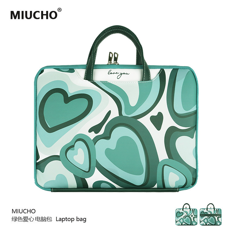 MIUCHO retro green loving pen electric bag applicable deliver 16 1 apple 13 3 Lenovo little new 14 inch