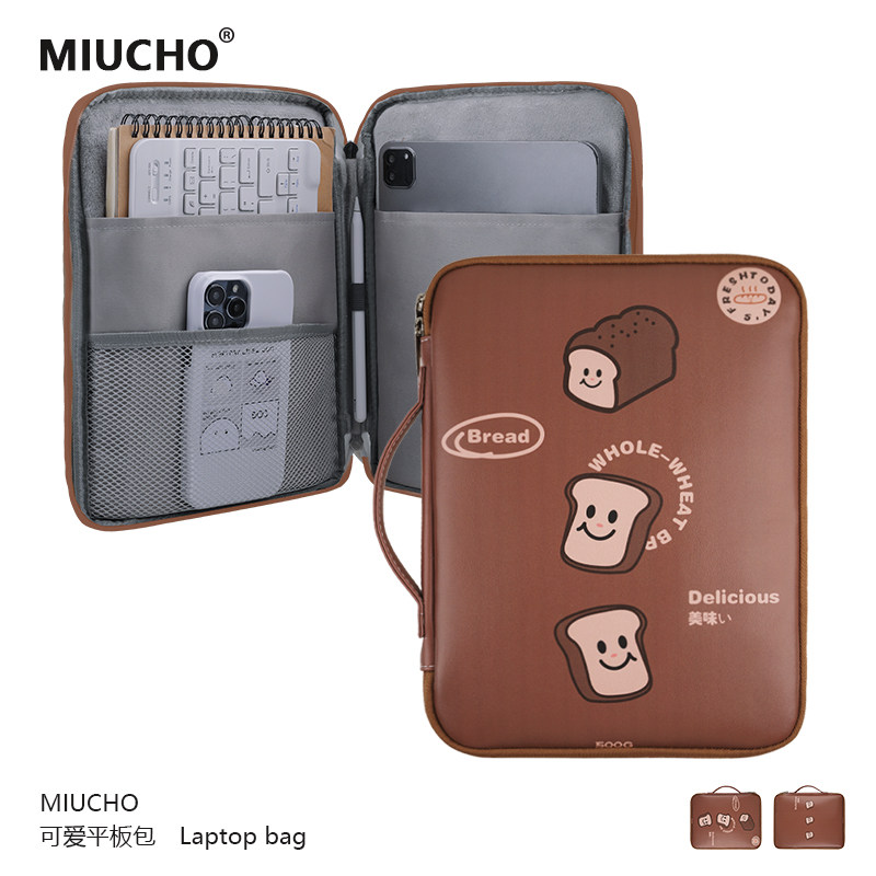 MIUCHO original iPadPro portable storage bag 11 inch cute large capacity 10 9 inch Air flat protective sleeve 