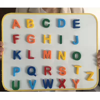 Xijing whiteboard accessories Plastic magnetic particles Letter magnetic stickers Digital magnetic stickers Teaching assistant Early learning