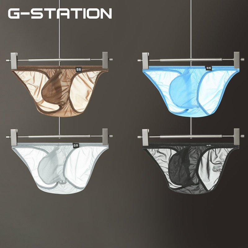 Gs Ultra-Thin and Highly Transparent 50Gmask Skin Silky Soft Sexy Japanese Style Men's Briefs Small Size