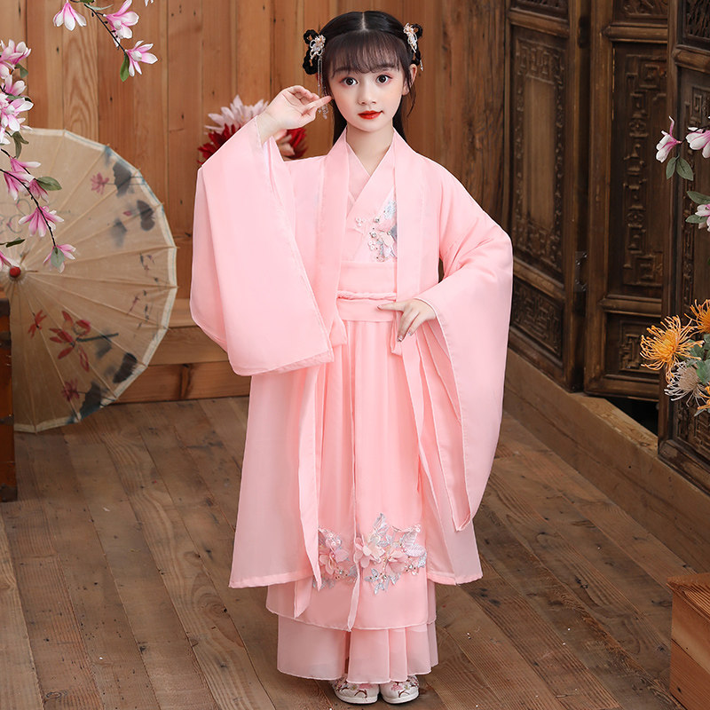 Girl Han Dress Foreign Dress 2020 Summer Dress New Children Princess Dresses Summer Style Dress Gooey Dress Gooey Girls Dresses