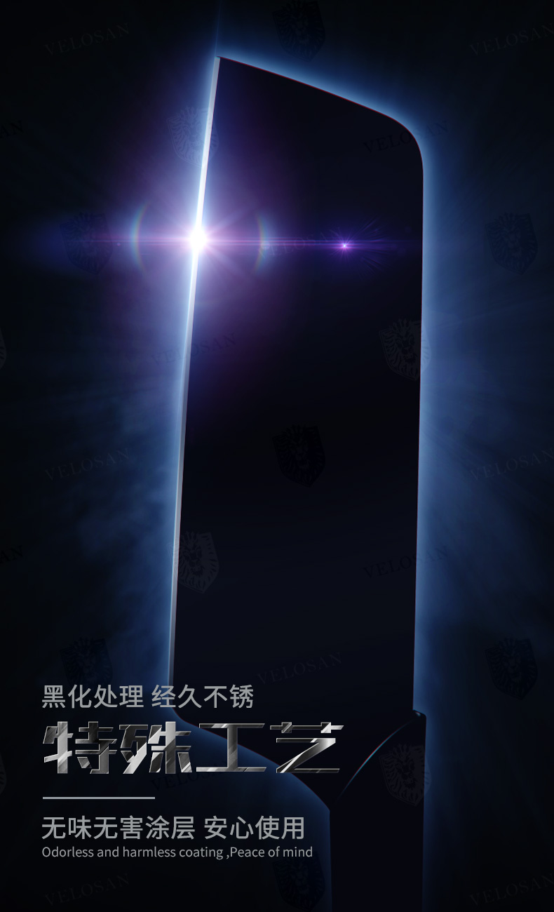 德国进口 Velosan黑刃 厨房刀具套装 图1