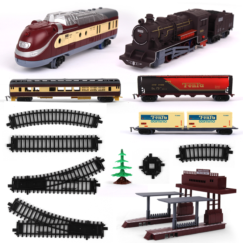 Endeavour Rail Train Toy Simulation Train Accessories Locomotive Tracks Train Station Scene Augmentation Package Accessories