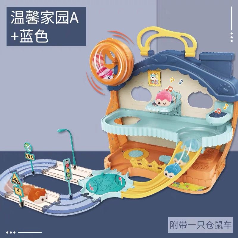 Hamster Paradise Electric Baby Children Girls dress Home Wine Villa Suit Puzzle Assembled Girl Toys 3 1 9