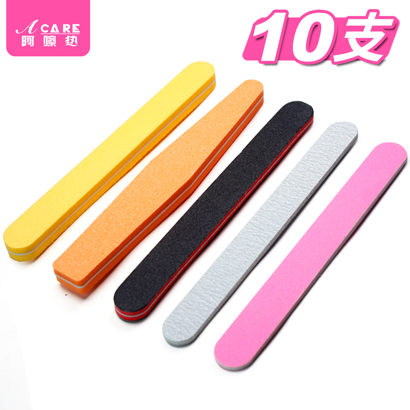 Ex-gratia sponge nail filing with nail polish with baby bruising sand rubbing strips double sided polished manicure household tools