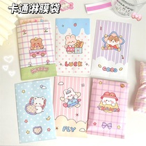 Christmas soft and cute bear packing bag cute cartoon laminated paper bag girls baking accessories storage bag