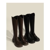 Martens, демисезонные высокие сапоги, утепленные ботинки, средней длины, подходит для подростков