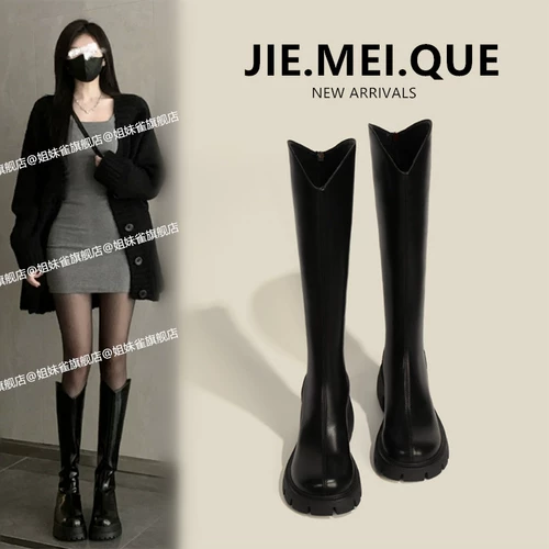 Martens, демисезонные высокие сапоги, утепленные ботинки, средней длины, подходит для подростков