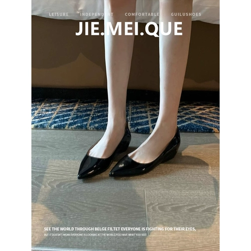 Летние туфли для кожаной обуви, универсальная подходит с юбкой, обувь, французский стиль