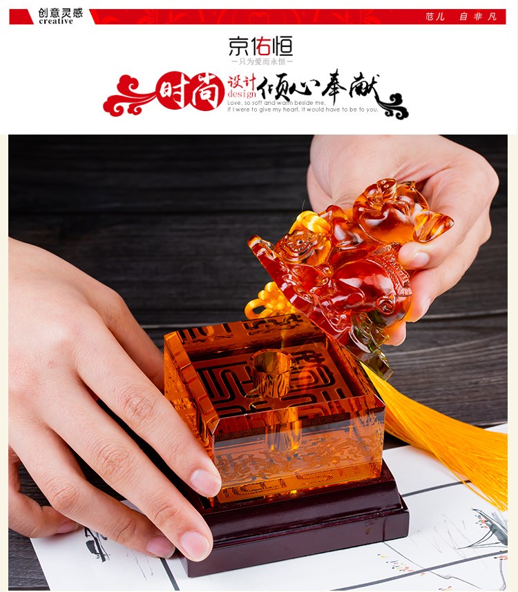 Con dấu tóc bé con lưu niệm tóc bé năm bé bé tóc chương rốn ngọc bích năm tuổi quà tặng trăm ngày - Quà lưu niệm cho bé / Sản phẩm cá nhân quà cho bé