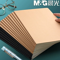 Ченгуанг черная карта Cater Paper Book Line Книга книга Switting Book Fang Genmop Copy Link Instampus Простая записная книжка no fixe мягкая рукопись китайский студент колледжа использует книгу блокнота