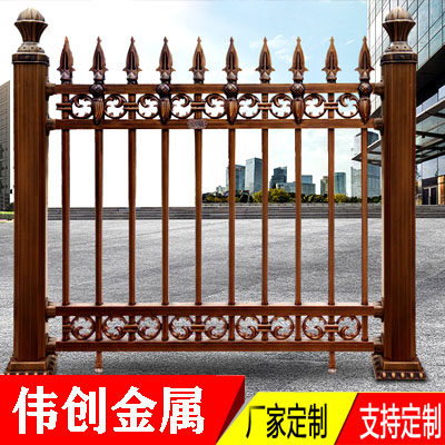 Aluminum art guardrail Outdoor villa European high-grade railing garden courtyard aluminum alloy fence guardrail balcony guardrail
