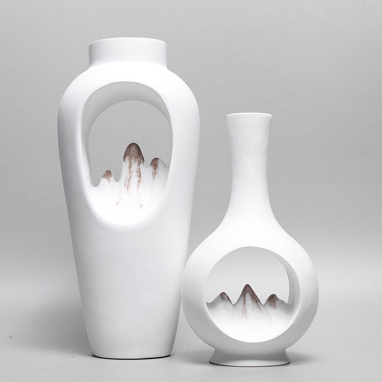 New Chinese creative resin Landscape Pendulum with simple office Merchants Feng Shui Feng Shui Furnishing Living-room Xuan Guan Soft Adornment