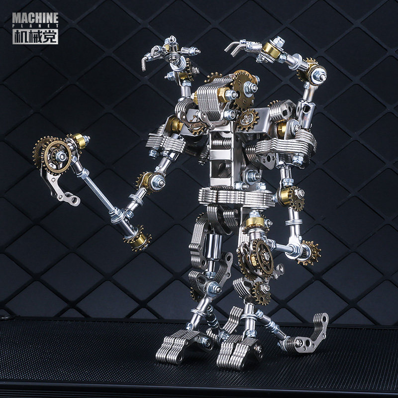 Mechanical Party Metal Assembling Model diy Mecha Priest Mobile Phone Frame Creative Birthday Spring Festival Gift Male New Year