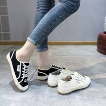 Zhu Xiaomeng Xiaoxiangfeng canvas shoes 2021 new soft-bottom straw fisherman shoes female summer Joker lace-up small white shoes