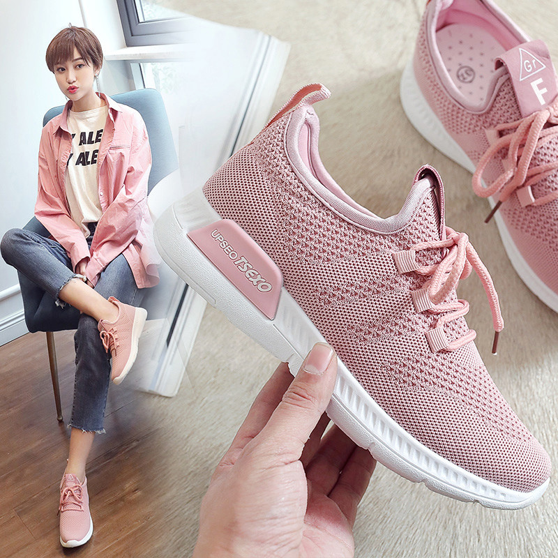 Summer 10 girls breathable mesh shoes 12 big boys junior high school students Korean version all-match sports running women's shoes 15 years old