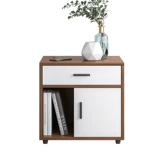 Простая табличка при постели, простой современный шкаф для хранения спальни многофункциональный легкий роскошный прикроватный полка, маленький шкафчик шкафа