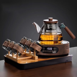 Glass Tea Set Suit New arrival For Home Personal High-end Office Meeting Guests Boiling Tea Pot Kung Fu Tea Set
