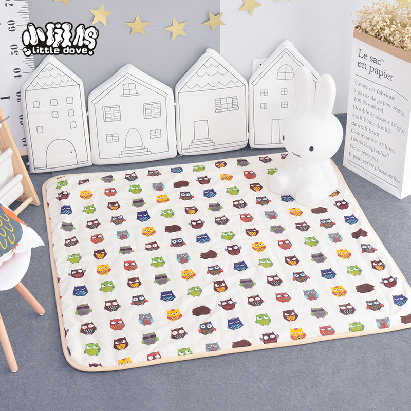 Small spotted squieu creeping cushion Living room ground mat Children's tent with damp and thickened carpet baby climbing and climbing cushion