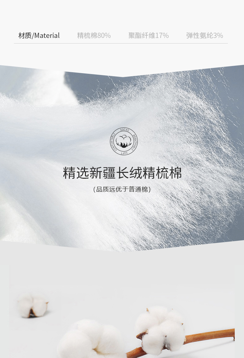 樱妮诗菲 夏季薄款 男士运动袜 7双 结构设计不错 图2