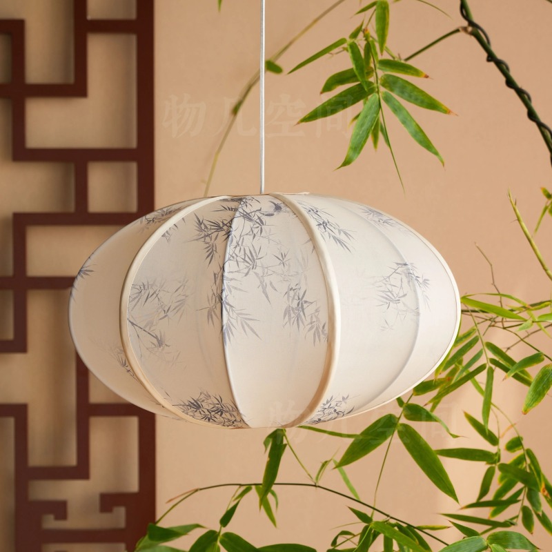 New Chinese-Style Song Dynasty Retro Lanterns, Simple Fabric Lamps for Living Room, Dining Room, Study, Bedroom, Tea Room, Pendant Lights New Chinese-Style Song Dynasty Retro Lanterns, Simple Fabric Lamps for Living Room, Dining Room, Study, Bedroom, Tea Room, Pendant Lights