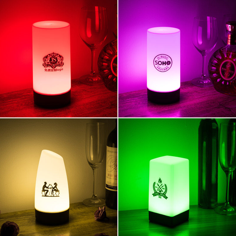 Bar table light clear bar table lamp custom werewolf kill table game script kill table number card table number lamp bar atmosphere lamp