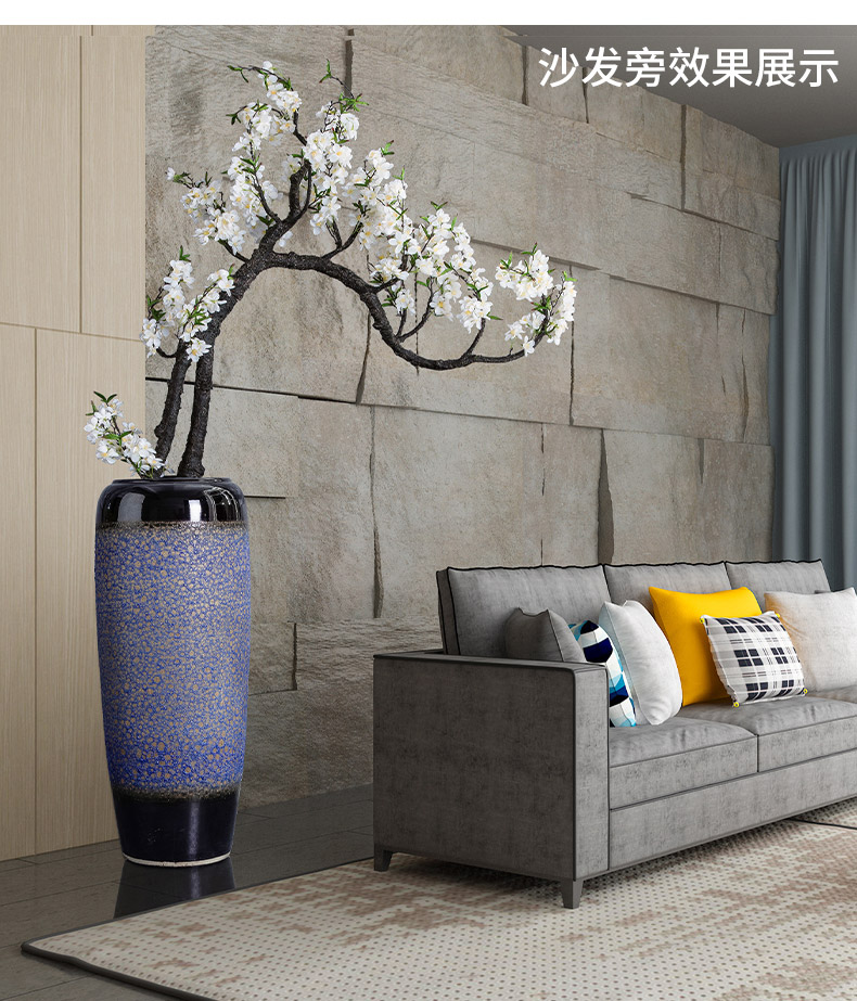 Ceramic large vases, I and contracted sitting room to heavy flower arranging flower implement coarse some Ceramic pot home furnishing articles