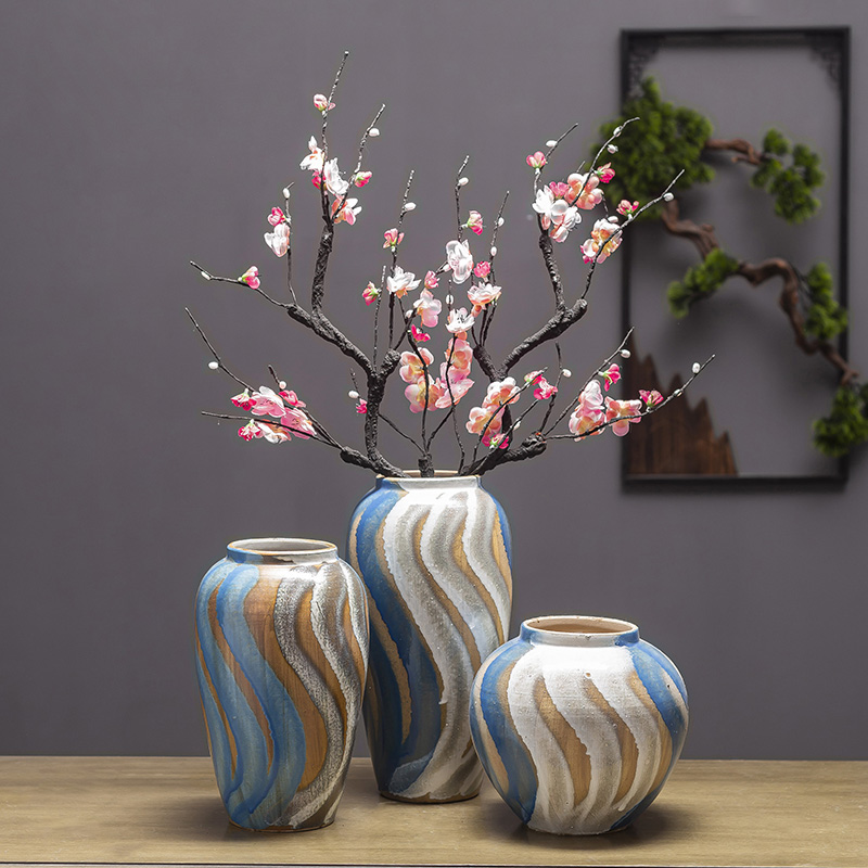 Jingdezhen Jane beauty ceramic POTS restoring ancient ways American flower arranging flowers, dried flowers, water raise sitting room mesa floret bottle furnishing articles