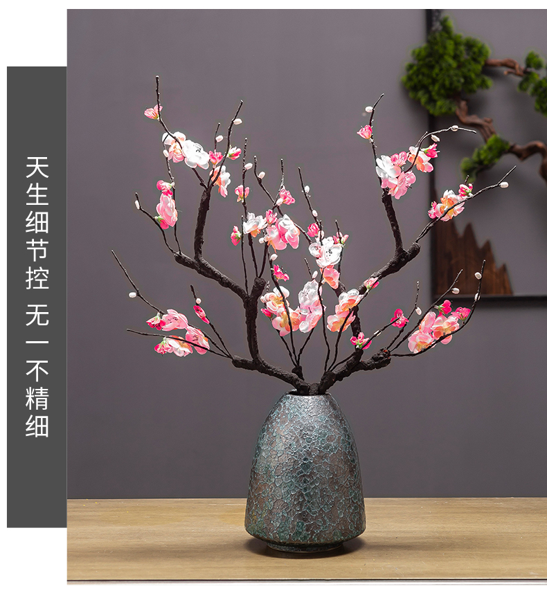 New Chinese style table jingdezhen ceramics vase son crafts TV ark, dried flowers, flower arrangement sitting room adornment is placed