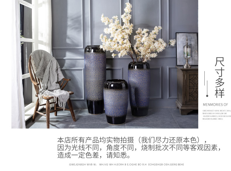 Ceramic large vases, I and contracted sitting room to heavy flower arranging flower implement coarse some Ceramic pot home furnishing articles
