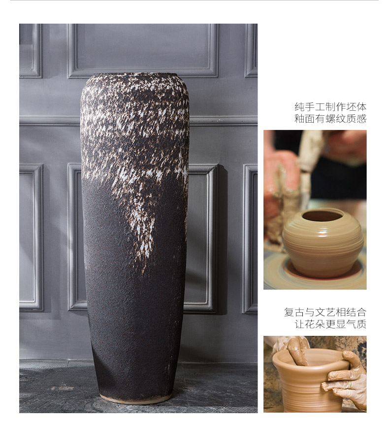 Restoring ancient ways of large vase do old heavy flower arranging coarse sitting room some ceramic pot home decoration ceramic flower implement furnishing articles