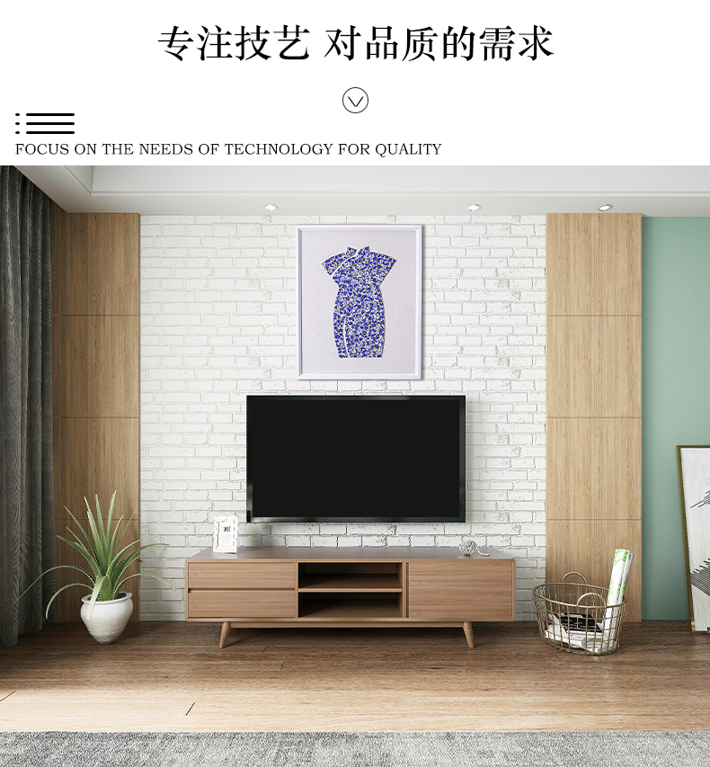 Blue and white porcelain painting in the study of new Chinese style tea room adornment vertical version of the antiquities of the sitting room background wall mural decoration