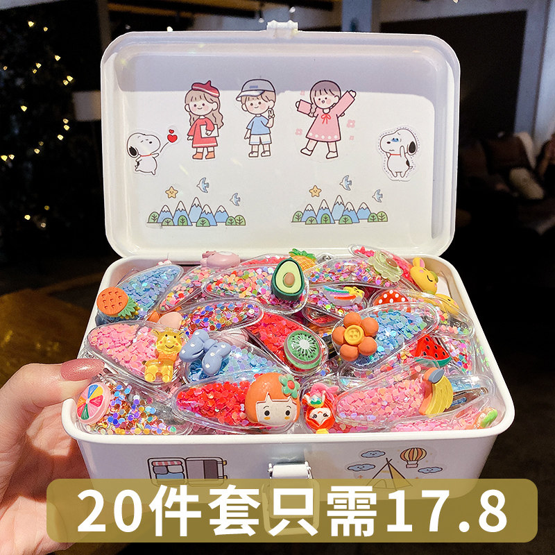 Net Red Stream Sofa Hairpin Cute Girl Hairpin Hairpin cartoon BB clip Chopped Hair Girl Side Clip Hair Clip Hair Accessories Hair Accessories