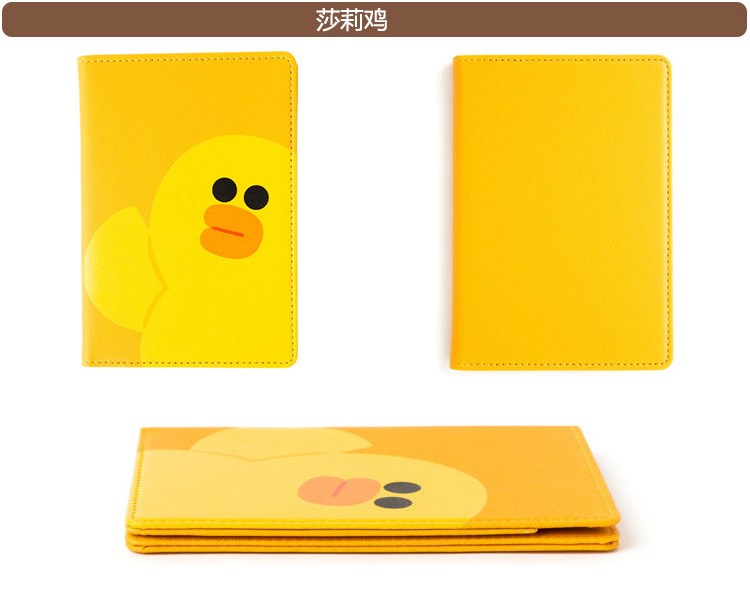 Gấu nâu hộ chiếu túi xách tay gói thẻ phụ nữ Hàn Quốc dễ thương cá tính mini canni thỏ thư mục tài liệu siêu mỏng ngắn - Túi thông tin xác thực túi đựng giấy tờ