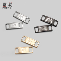 AF1 shoelace buckle Air Force One aj1 J1 metal brand iron piece shoelace accessories decoration disassembly NK shoe buckle board shoe sign