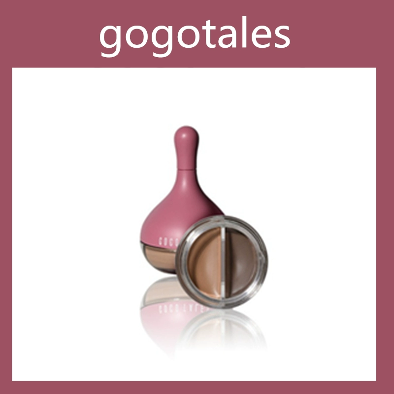 gogotales kem nhuộm lông mày hai màu gogotales không thấm nước, không thấm mồ hôi và không dễ phai màu chì không kẻ mày chính hãng cho người mới bắt đầu - Bút chì lông mày / Bột / Stick