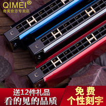 Chimei 24-hole c-tune harmonica polyphonic children male and female beginner students students adults advanced performance instruments