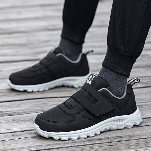 Мужские туфли, обувь для ходьбы, нескользящая спортивная обувь, для среднего возраста, мягкая подошва