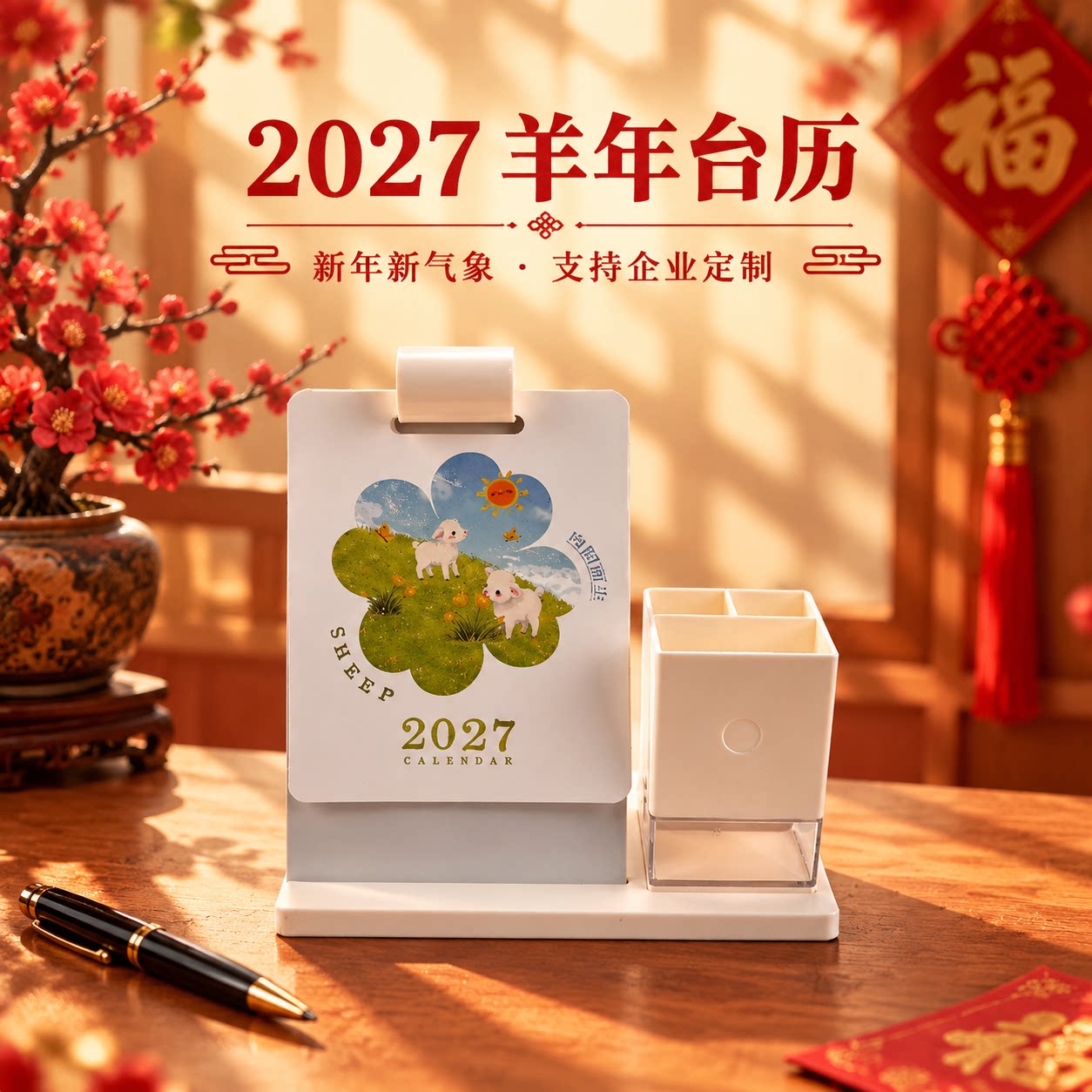 2027 Jiyang New Desktop Calendar