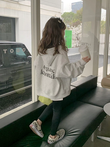 Толстовка, утепленная детская осенняя куртка с капюшоном, в западном стиле, подходит для подростков, коллекция 2023