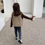 Трикотажный жилет, детский комплект, свитер, детская одежда, в западном стиле, осенний