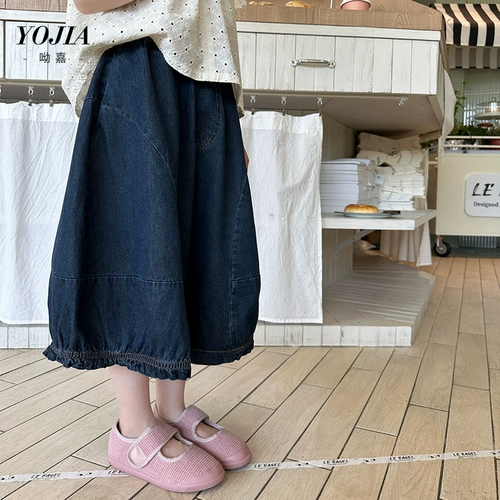 Джинсы, штаны, тонкая детская летняя одежда, в западном стиле