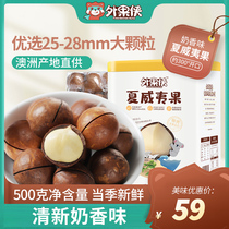 Outer Fruit Man Hawaiian Fruit 500g Cream Taste Australian Extra Large Granular Nuts Casual Snacks Canned