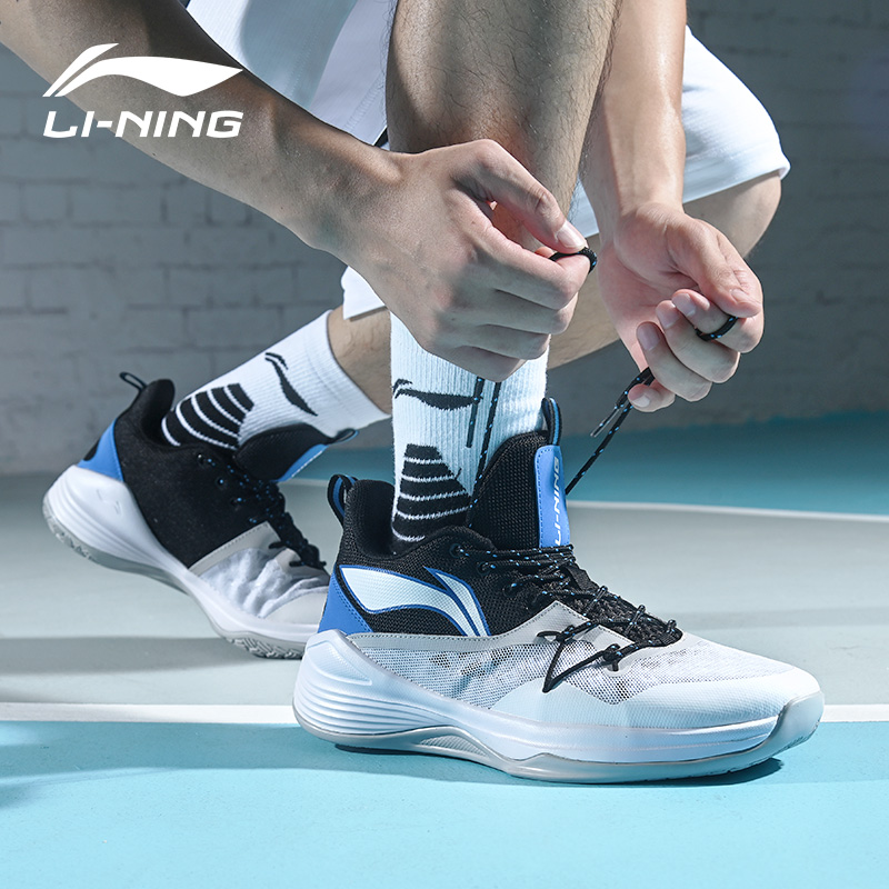 Li Ning Basketball Shoe Men's 937td Wade Yu Shuai 12 Sound Speed Flash 6 Winter Low Net Face Real Fight Sneakers Female