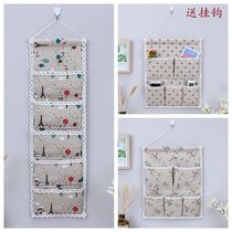 Storage bag Small cloth bag hanging wall storage rack with wall storage bag storage bag hanging bag storage wall hanging type