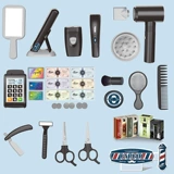 Детская игрушка для мальчиков, реалистичная поясная сумка, ножницы, бритва